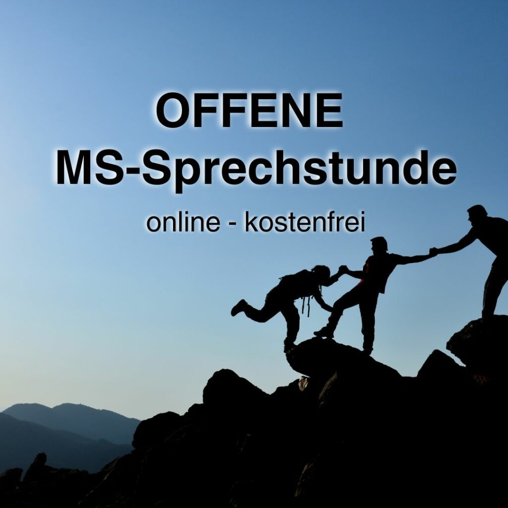 MS Sprechstunde ganzheitliche gesund mit Multiple Sklerose